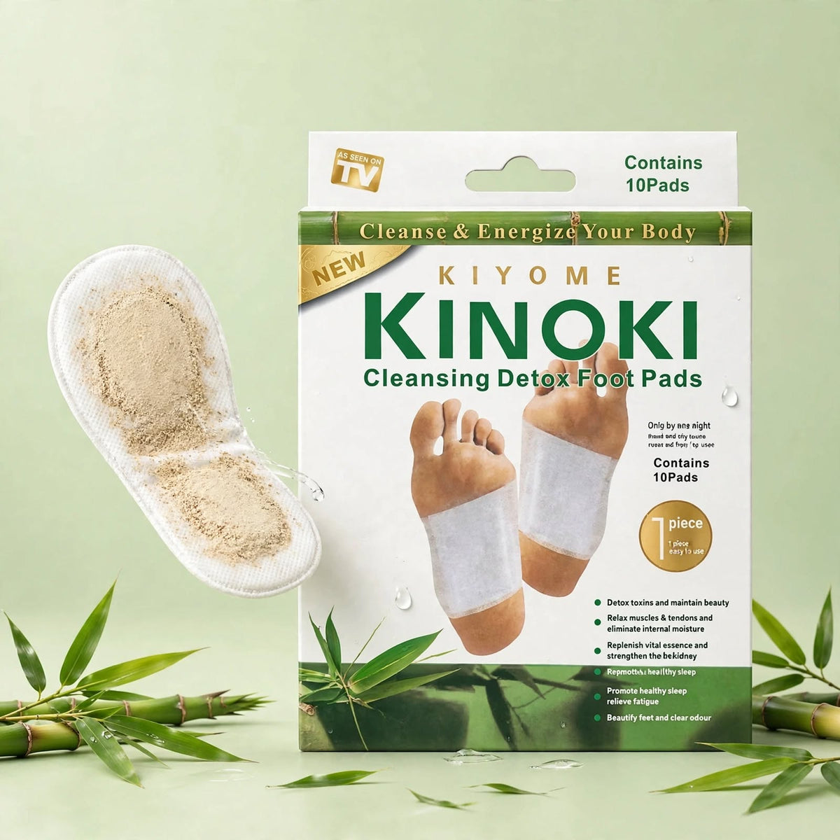 Kinoki - Cleansing Detox Foot Pads كينوكي – لصقات العناية والاسترخاء للقدمين