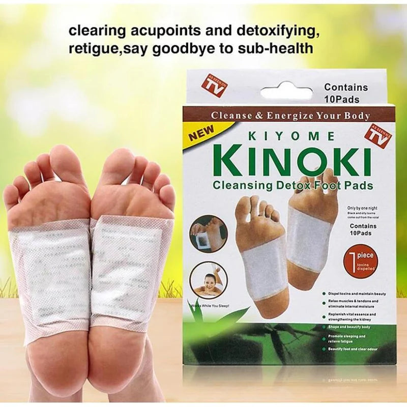 Kinoki - Cleansing Detox Foot Pads  كينوكي – لصقات العناية والاسترخاء للقدمين